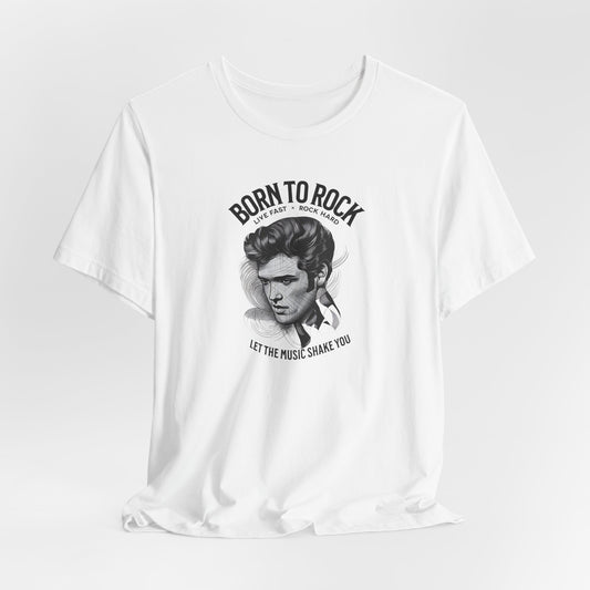Elvis Rock and Roll Fan Unisex Tee